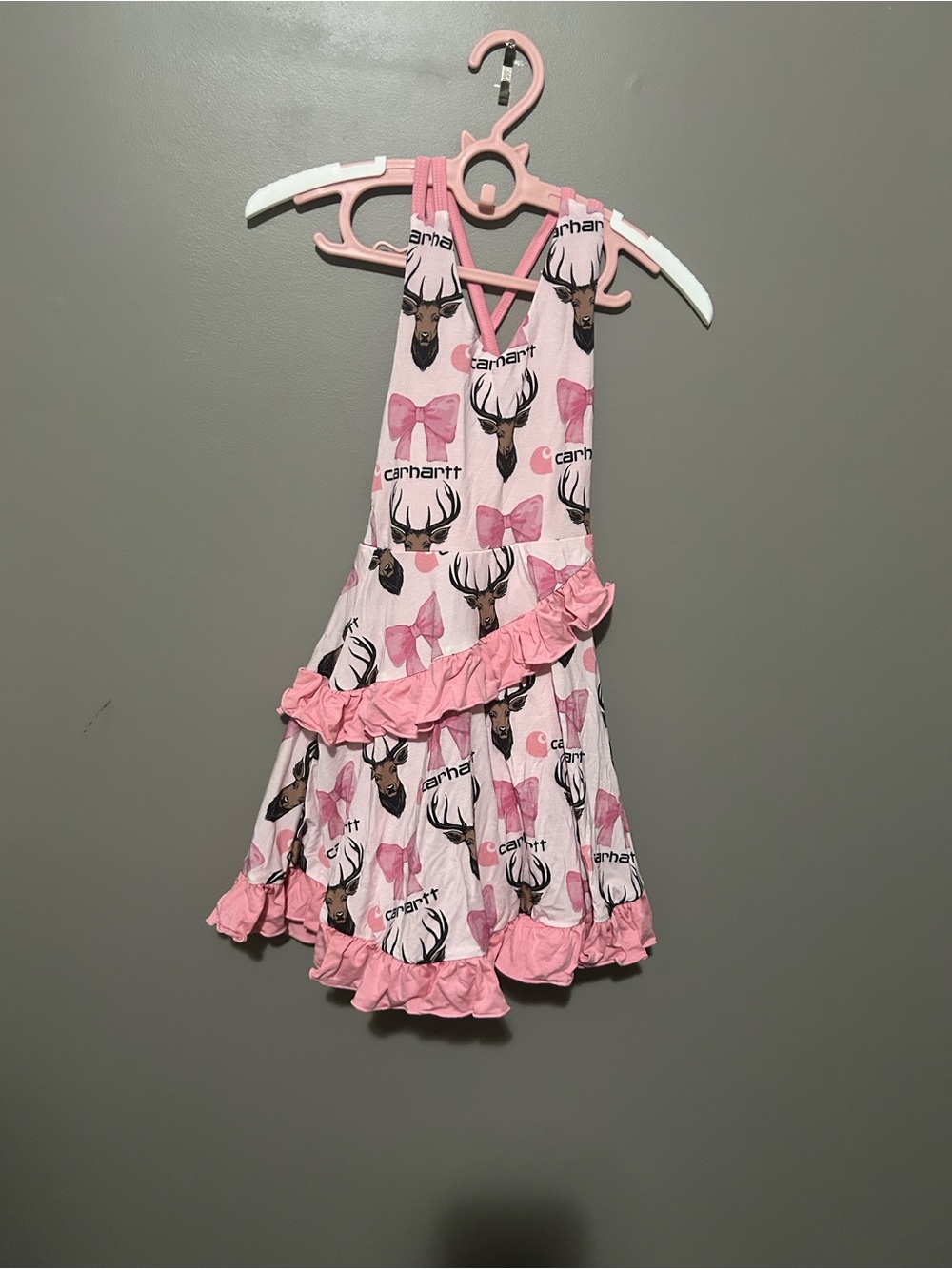 Carhartt Bamboo Tiger Lilly Ruffle Dress